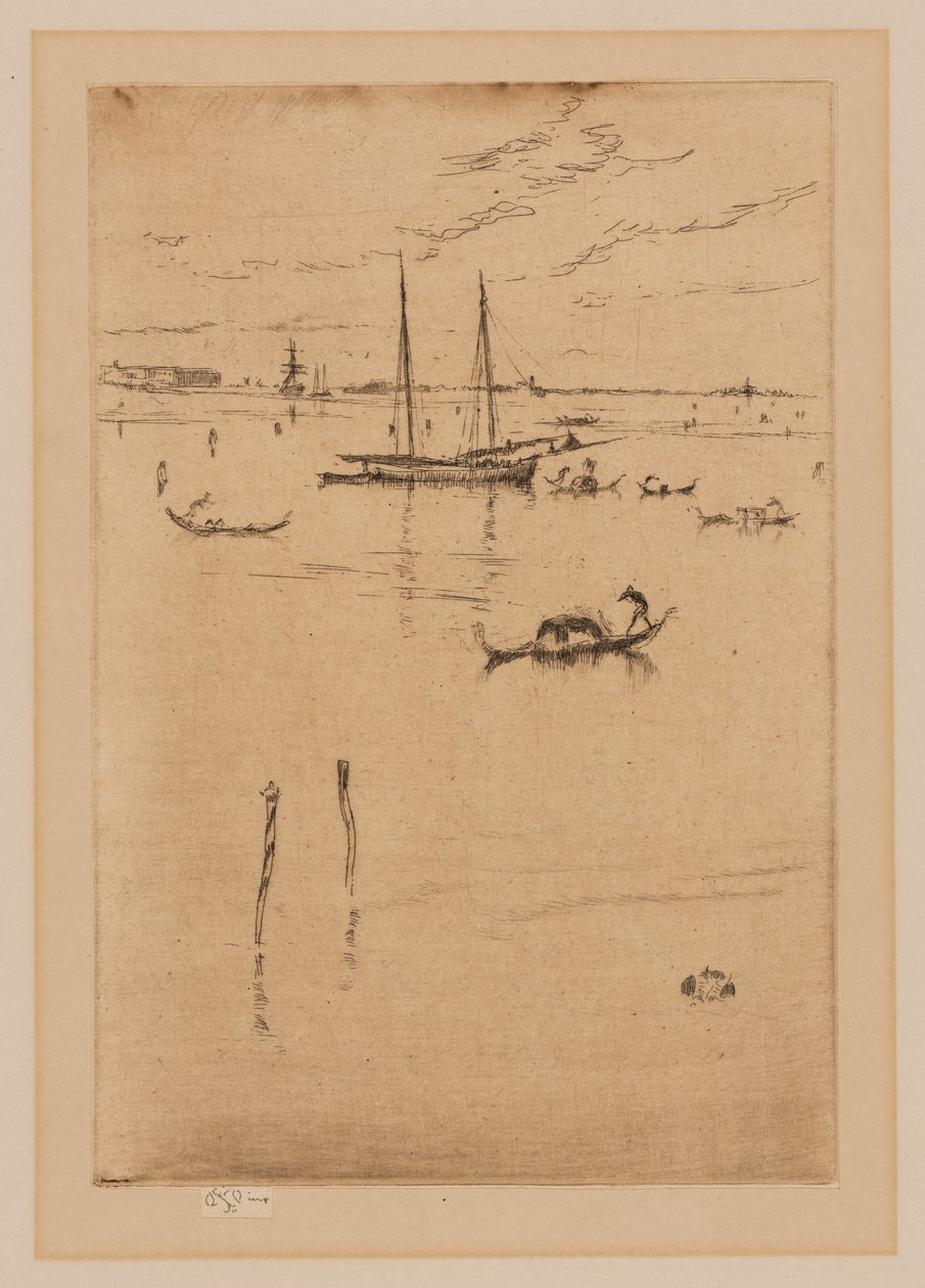 Die kleine Lagune von James Abbott McNeill Whistler