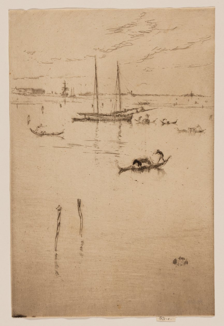Die kleine Lagune von James Abbott McNeill Whistler