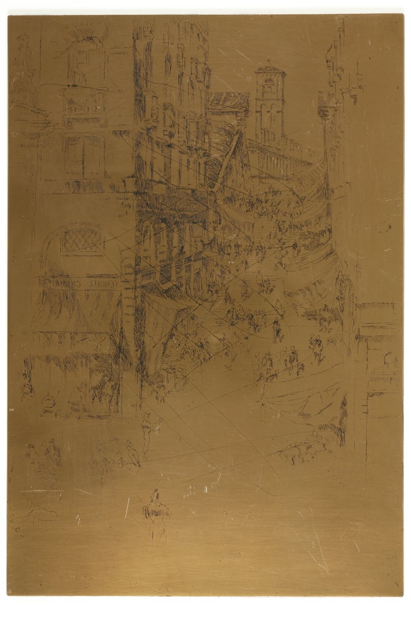 Die Rialto-Brücke von James Abbott McNeill Whistler