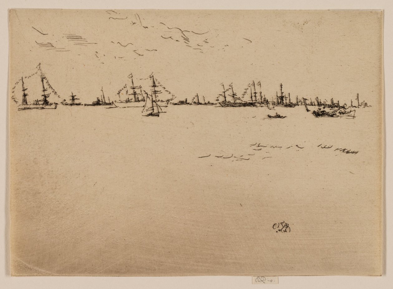 Truppenschiffe von James Abbott McNeill Whistler