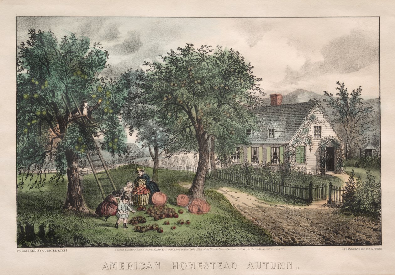 Amerikanisches Heim von James Merritt Ives