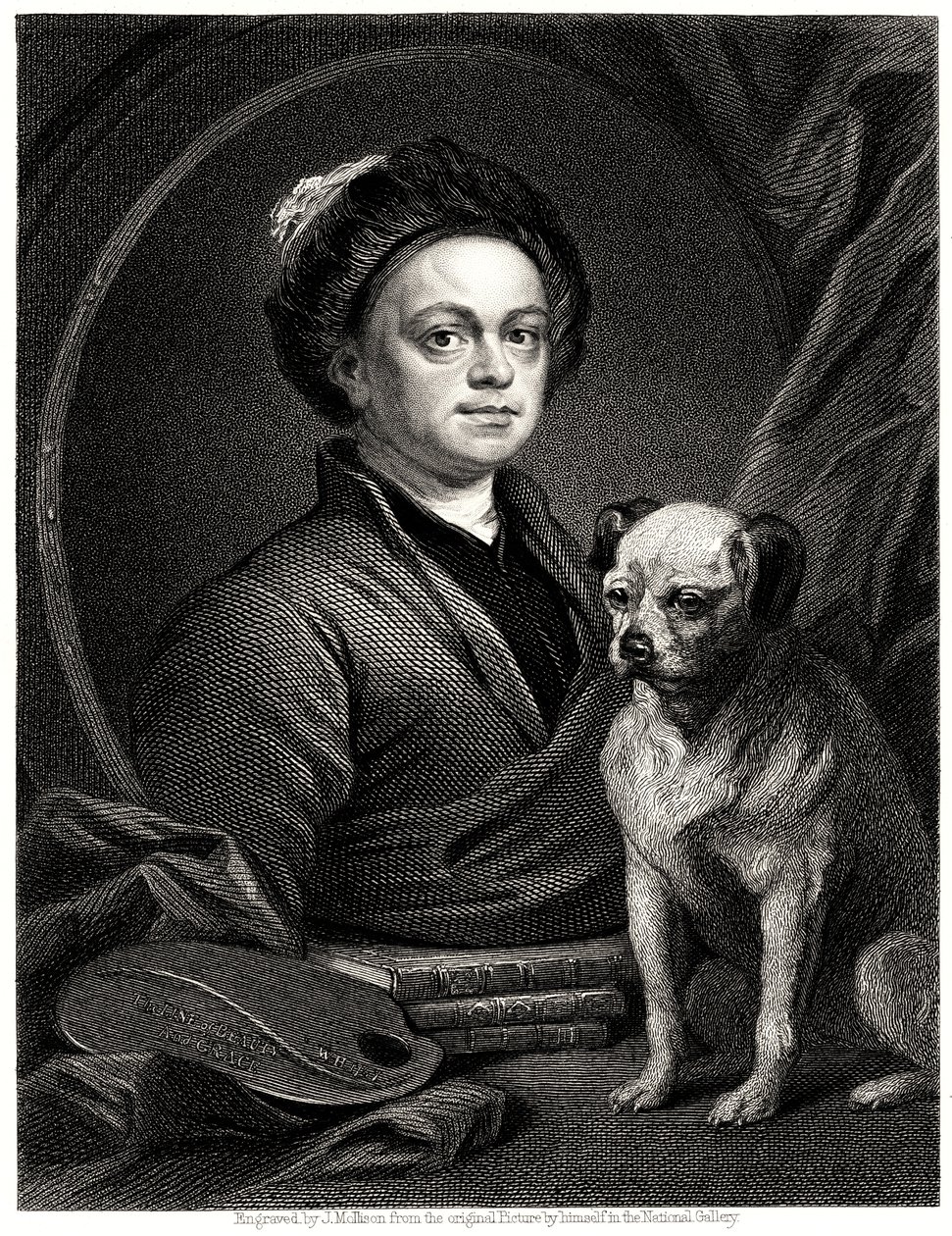 Gulielmus Hogarth, 19. Jahrhundert von James Mollison