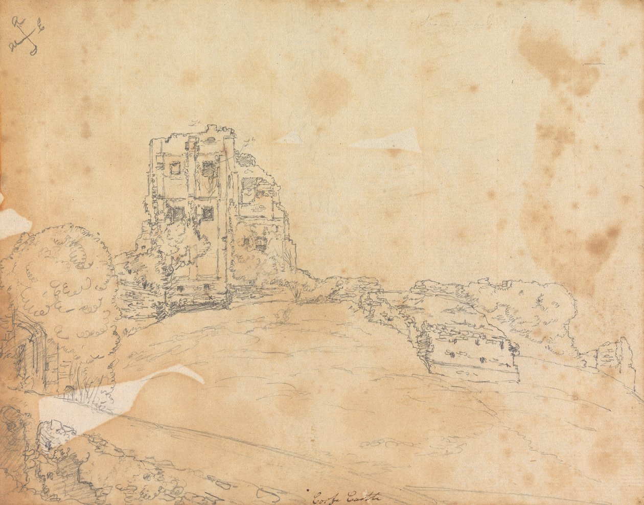 Corfe Castle von James Moore