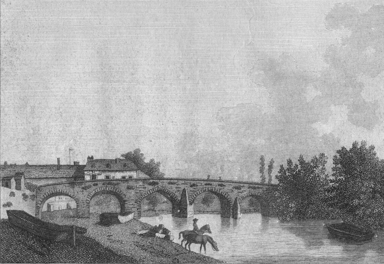 Maidstone-Brücke, Kent. Pl. 2, 1787 von James Newton
