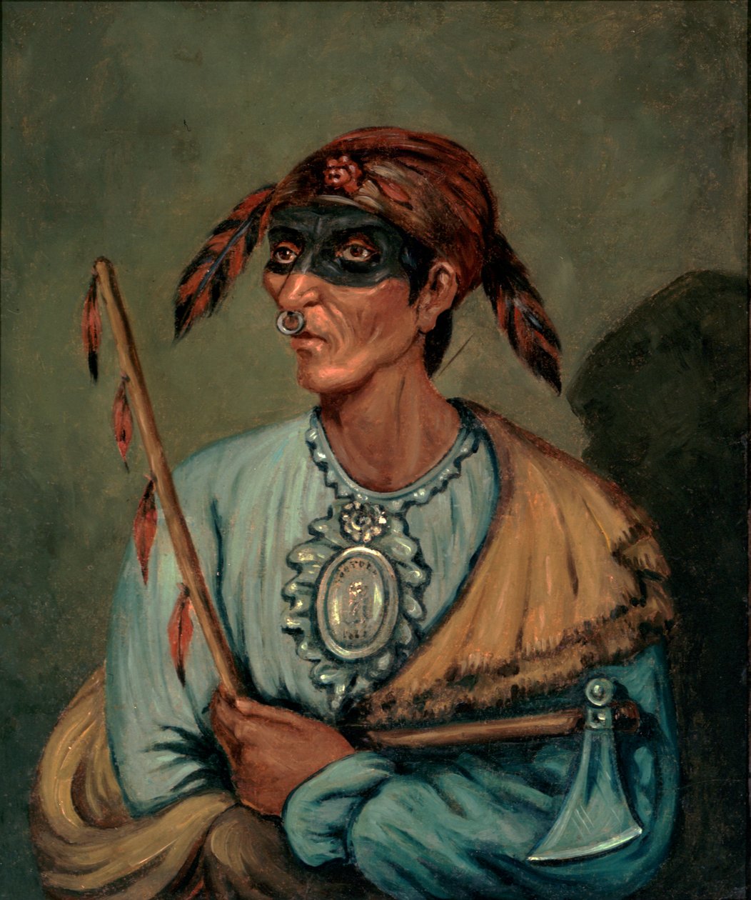 Porträt von Me-No-Quet, 1827 von James Otto Lewis