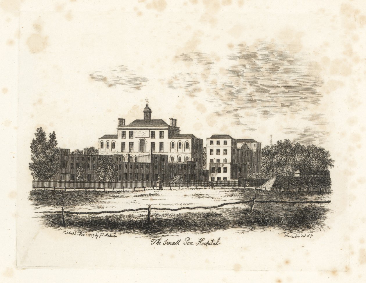 Pockenkrankenhaus, London von James Peller Malcolm