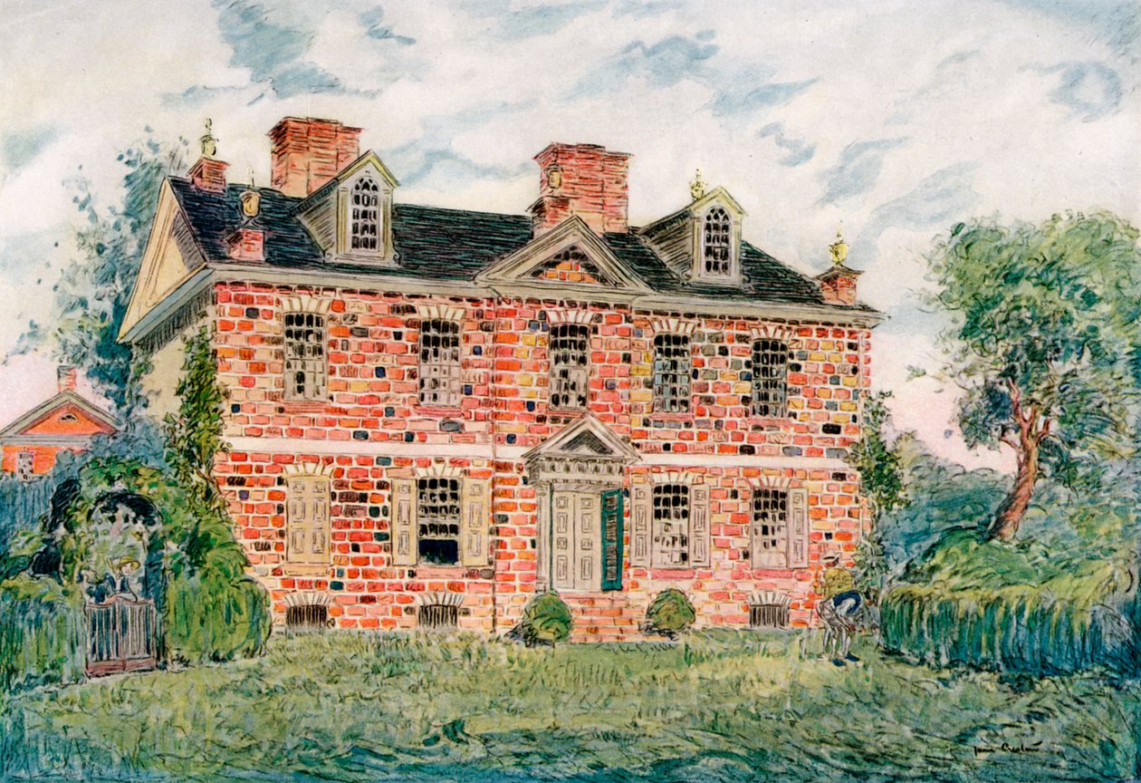 Cliveden, Germantown, Pennsylvania, USA, 18. Jahrhundert, 1921 von James Preston