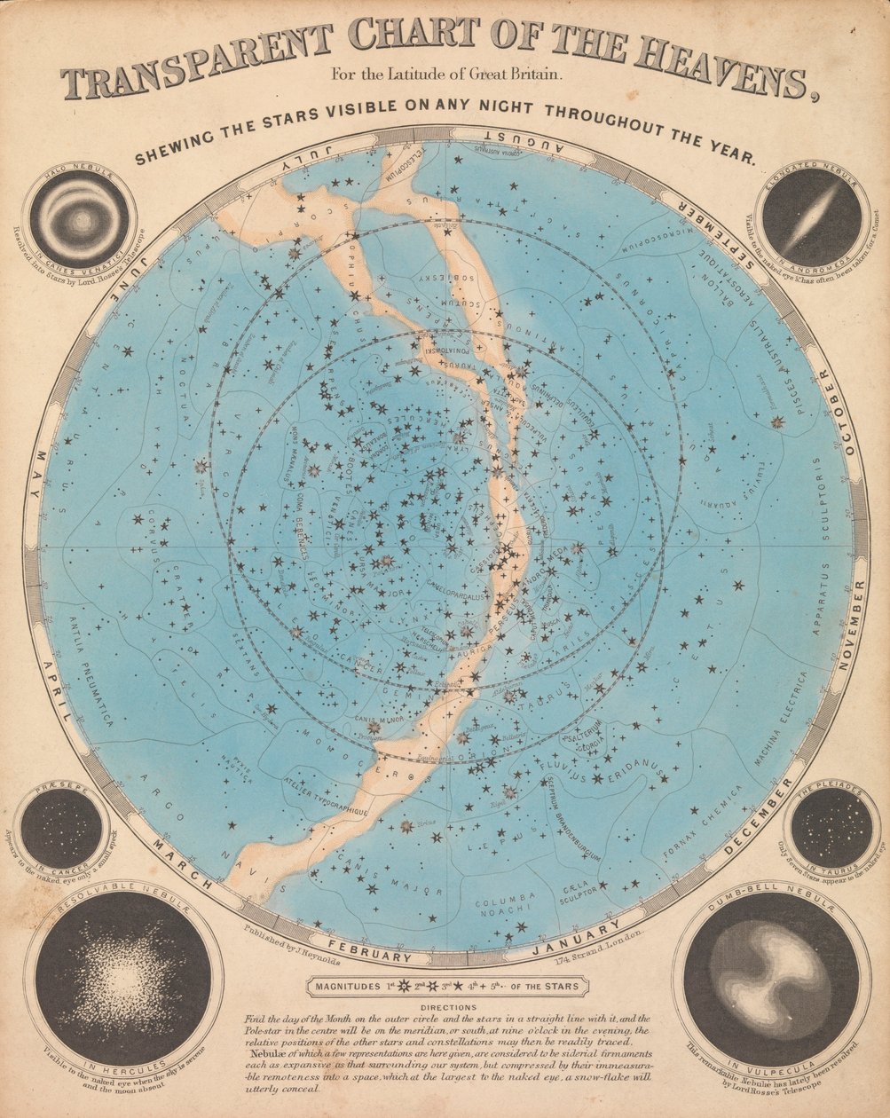Himmelskarte von James Reynolds