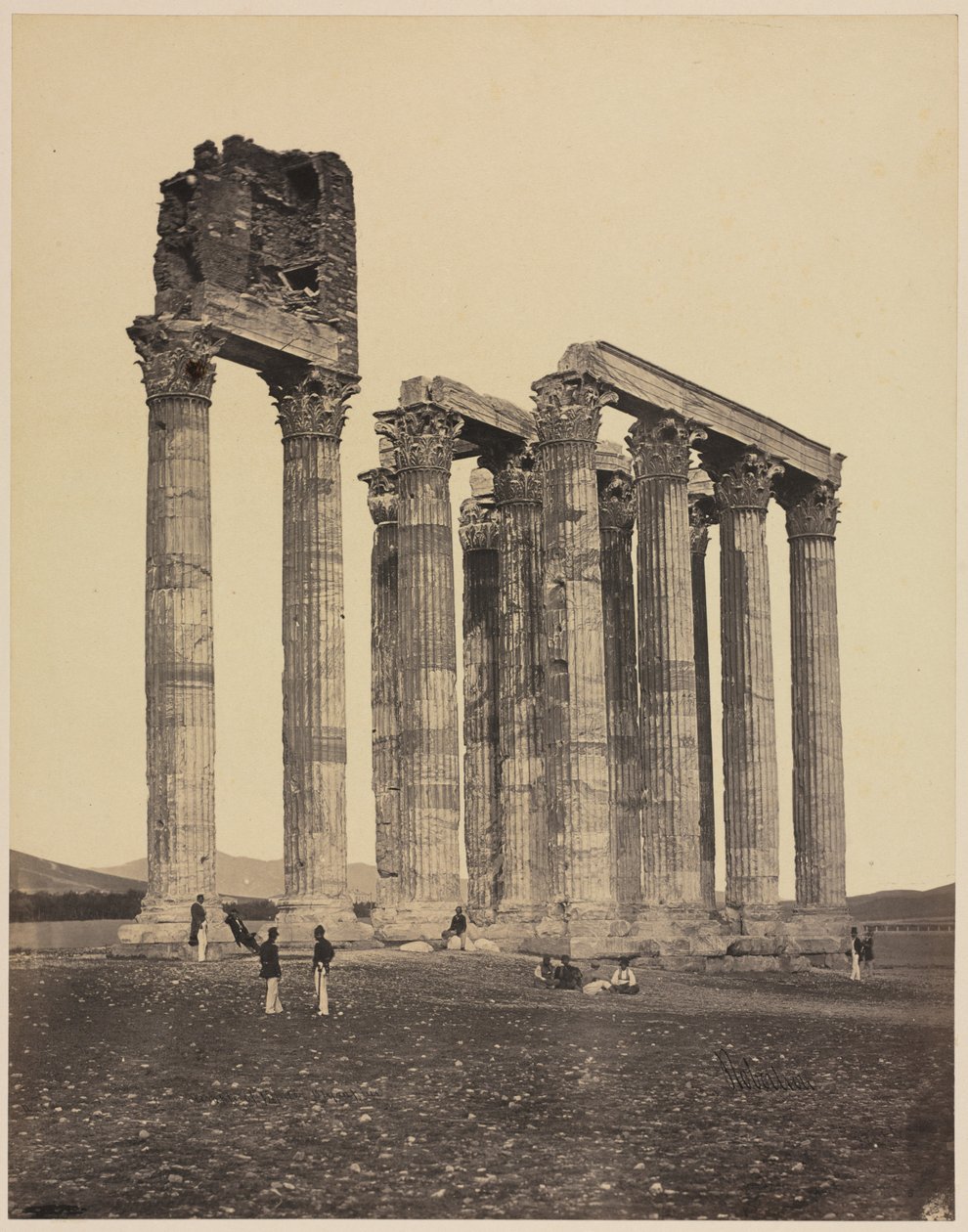 Tempel des Jupiter Olympius von James Robertson