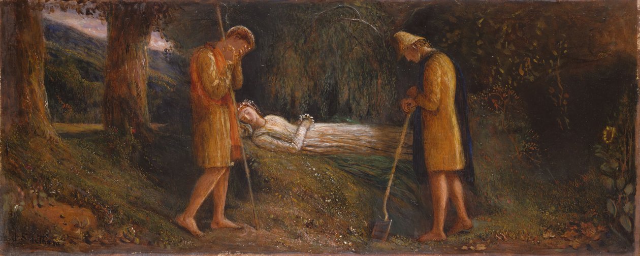 Imogen und die Hirten von James Smetham