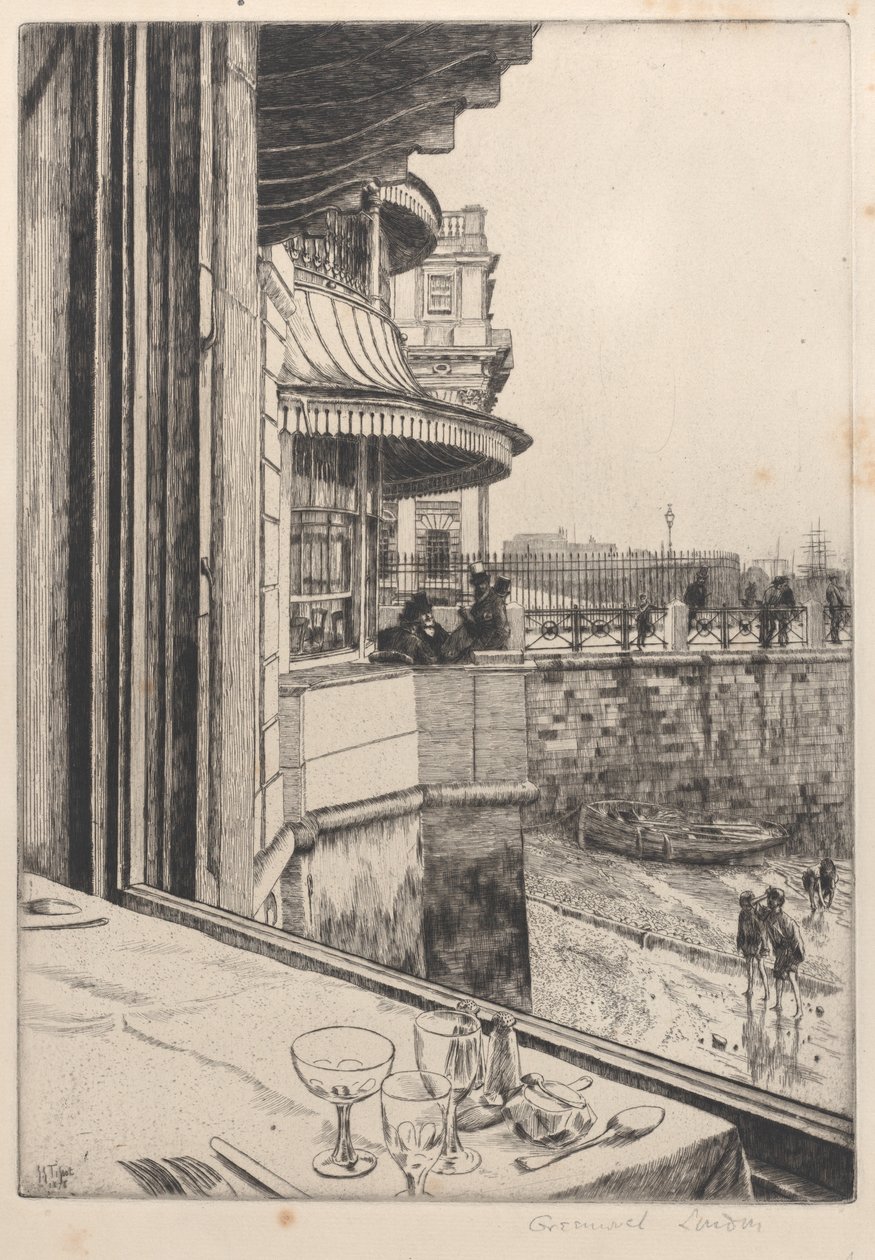 Trafalgar Tavern, Greenwich, 1878 von James Tissot