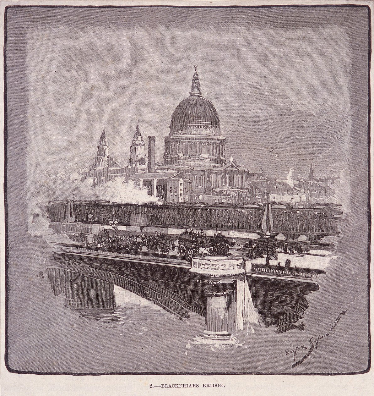 Blackfriars Brücke, London, 1796 von James Walker