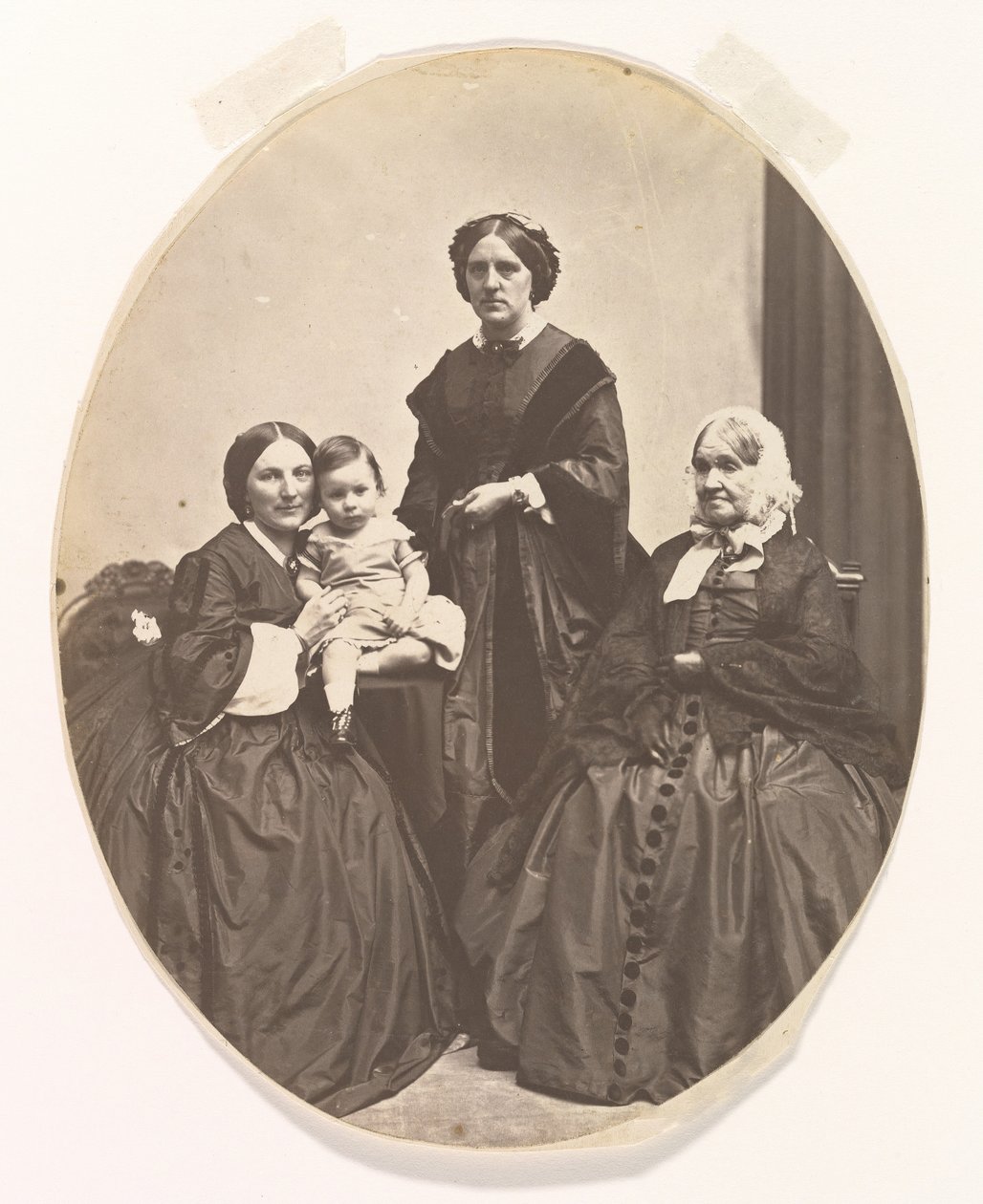 Vier Generationen, ca. 1860 von James Wallace Black