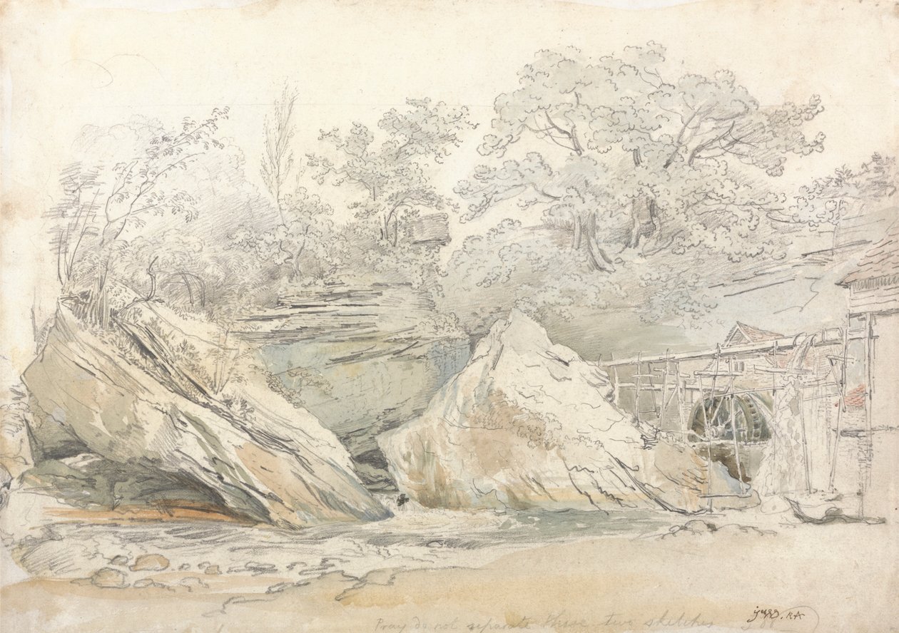 Aberdulais Mühle, Glamorganshire von James Ward