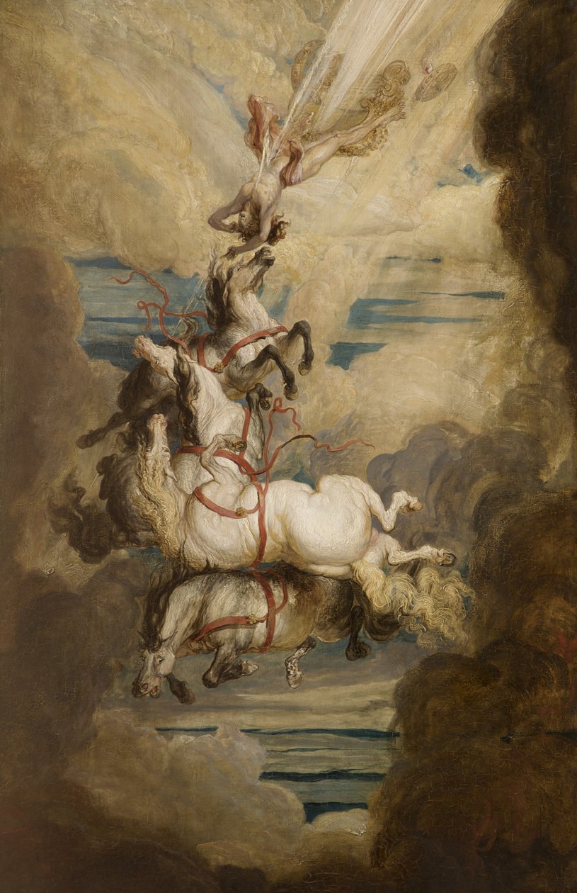 Sturz des Phaeton, 1808 von James Ward