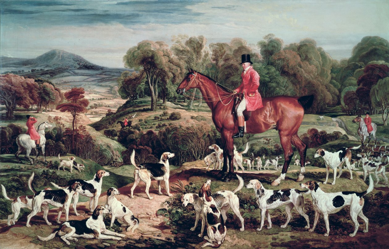 Ralph Lambton und seine Hunde von James Ward