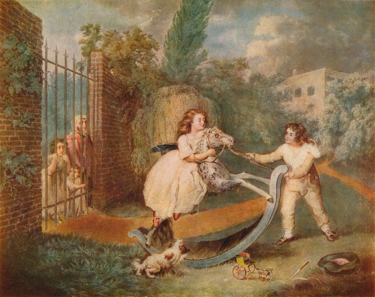 Das schaukelnde Haus, um 1793 von James Ward