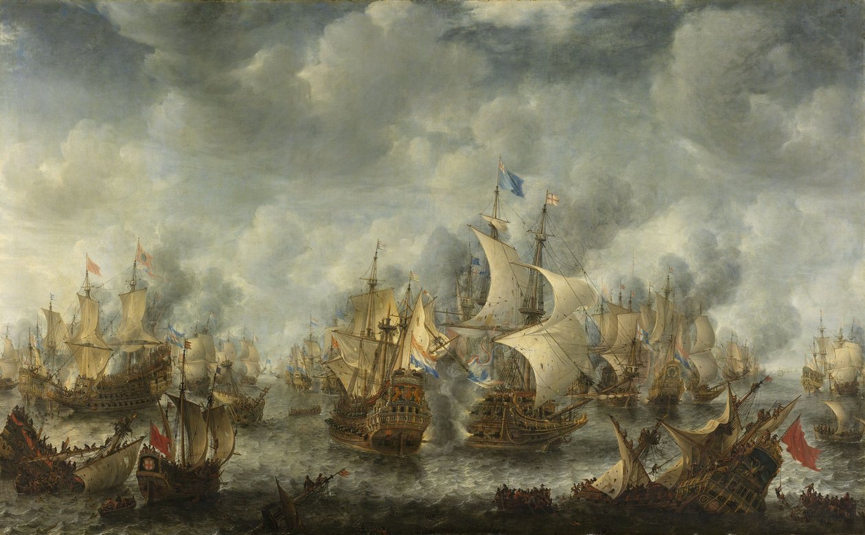 Die Schlacht von Terheide, 1653-1666 von Jan Abrahamsz. Beerstraten