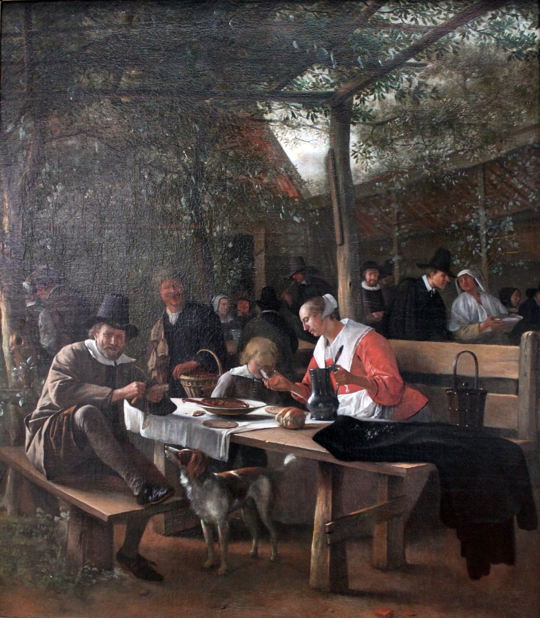 Der Biergarten von Jan Havickszoon Steen
