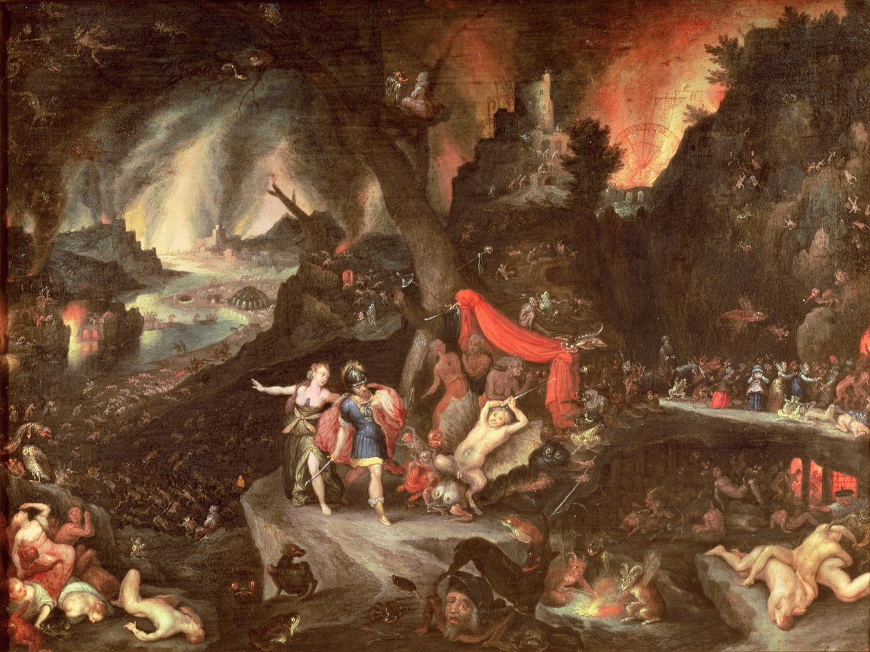 Aeneas in der Unterwelt von Jan the Elder Brueghel
