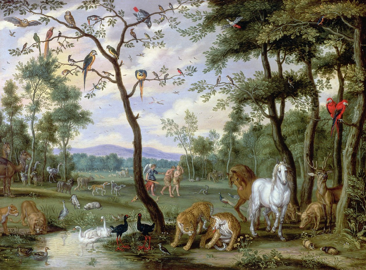 Irdisches Paradies von Jan Brueghel the Younger