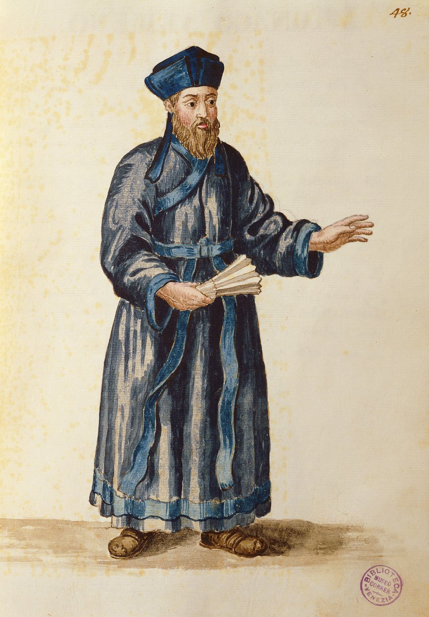 Venezianischer Missionar in China von Jan van Grevenbroeck