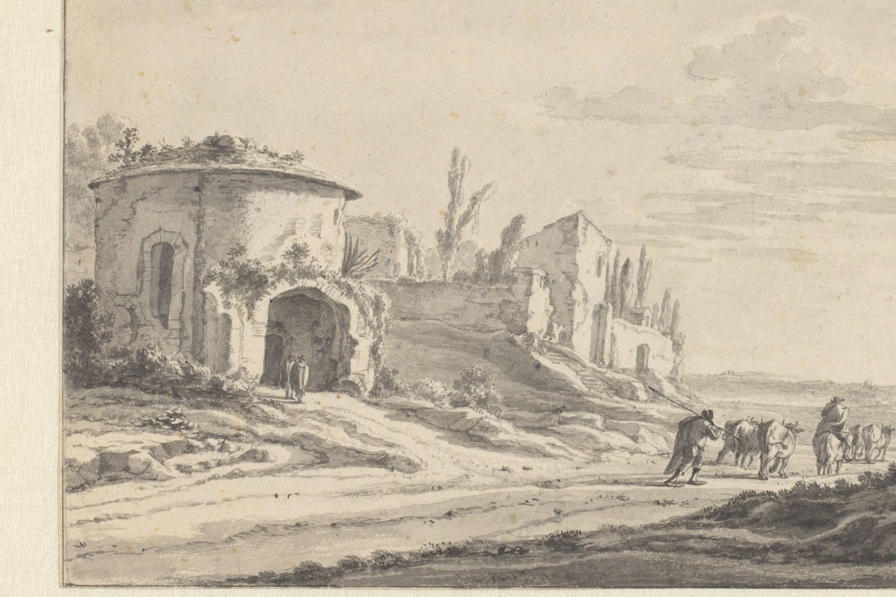 Ansicht von S. Teodoro in Rom von Jan Asselijn