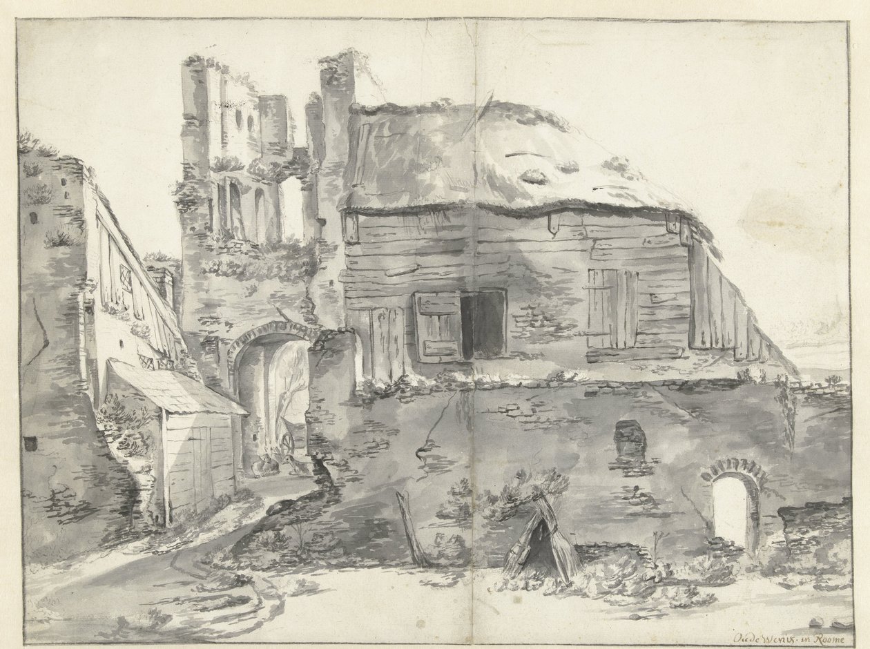 Wohnung bei einer Ruine von Jan Baptist Weenix