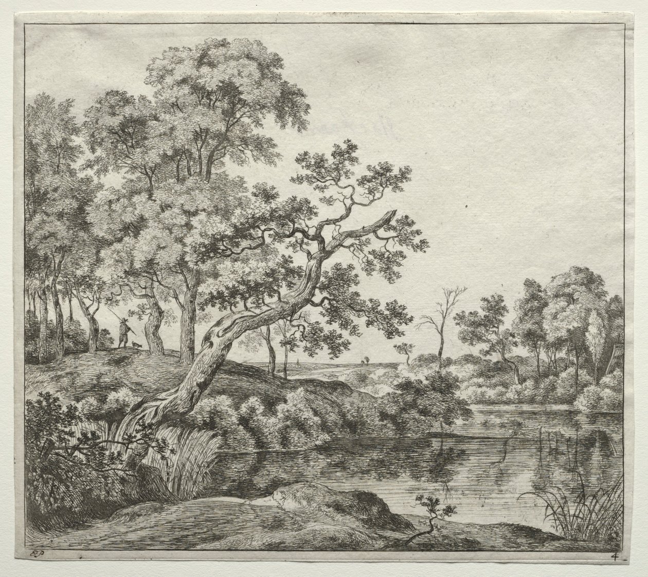 Der gebogene Baum von Jan Hackaert