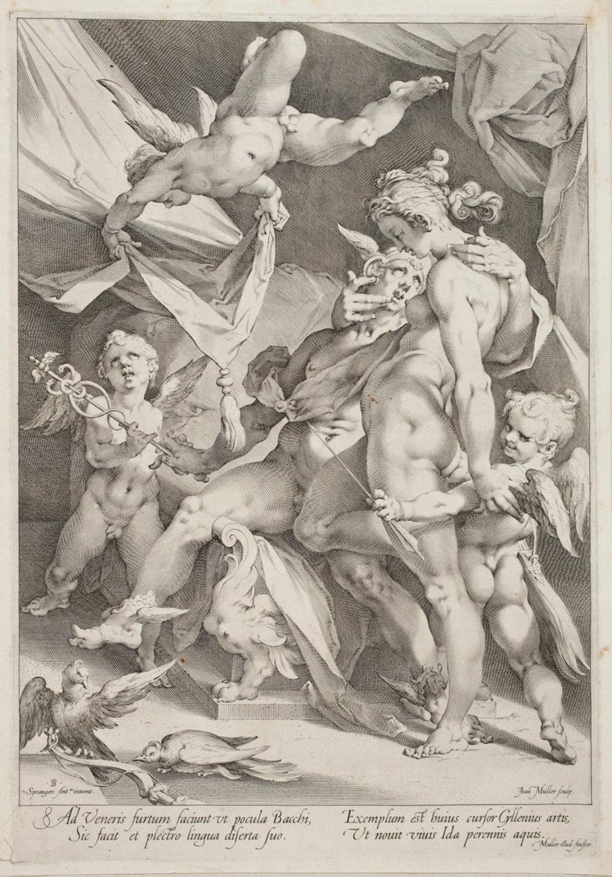 Venus und Merkur von Jan Harmensz. Muller