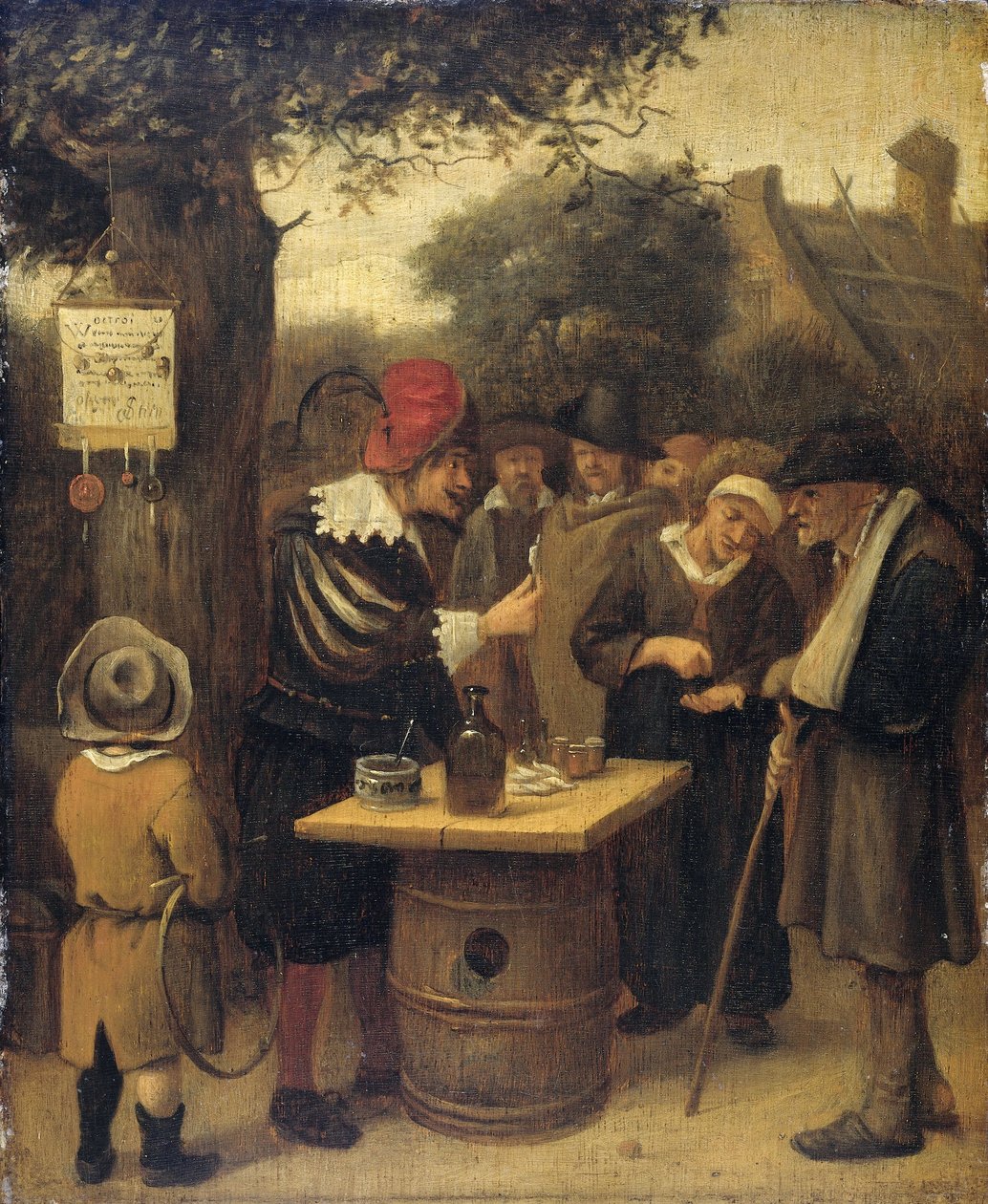 Der Quacksalber von Jan Havicksz (attr. to) Steen