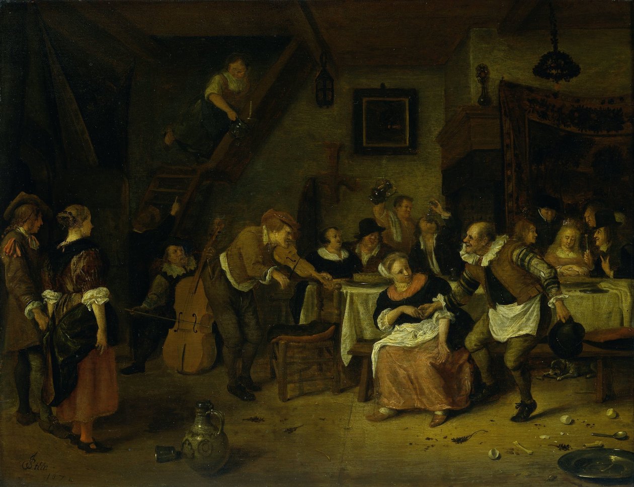 Bauernhochzeit von Jan Havicksz. Steen