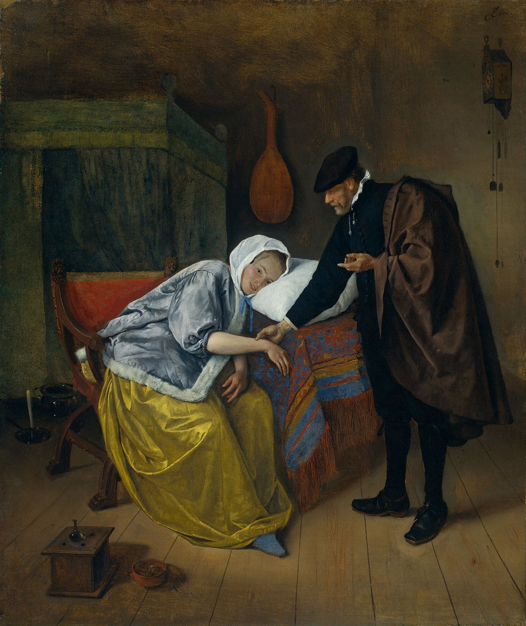 Kranke Frau von Jan Havickszoon Steen