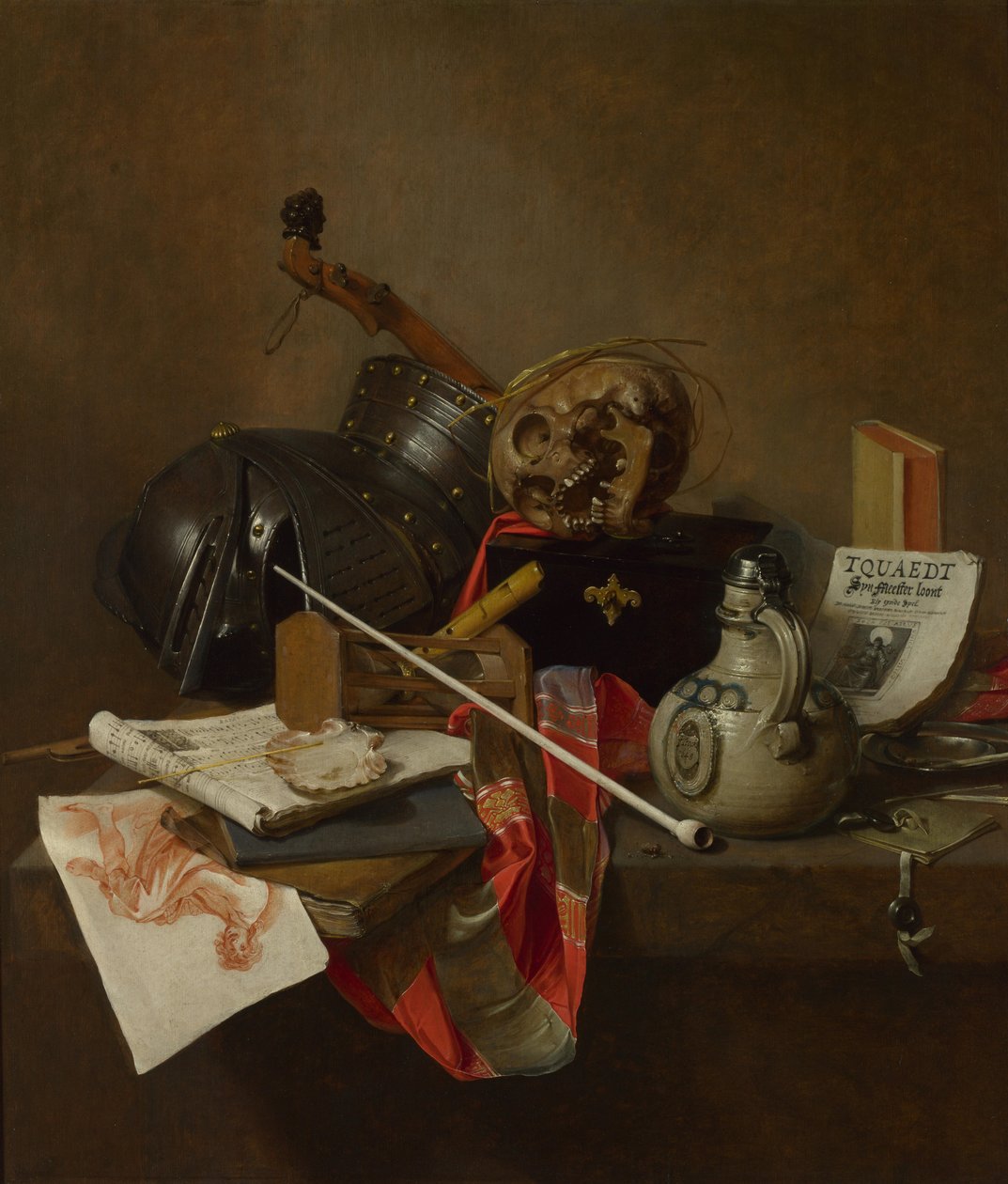 Vanitas-Stillleben, 1648 von Jan Jansz. Treck