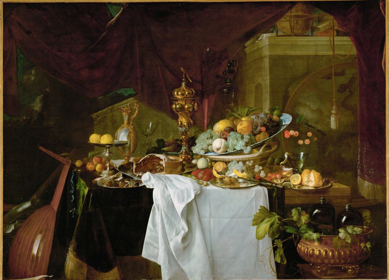 Dessert. Stillleben von Jan Jansz de Heem