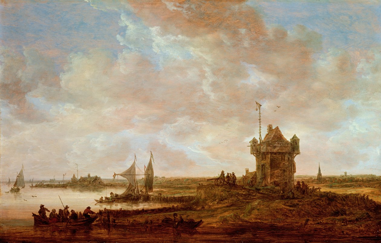 Niederländische Landschaft von Jan Josephsz van Goyen