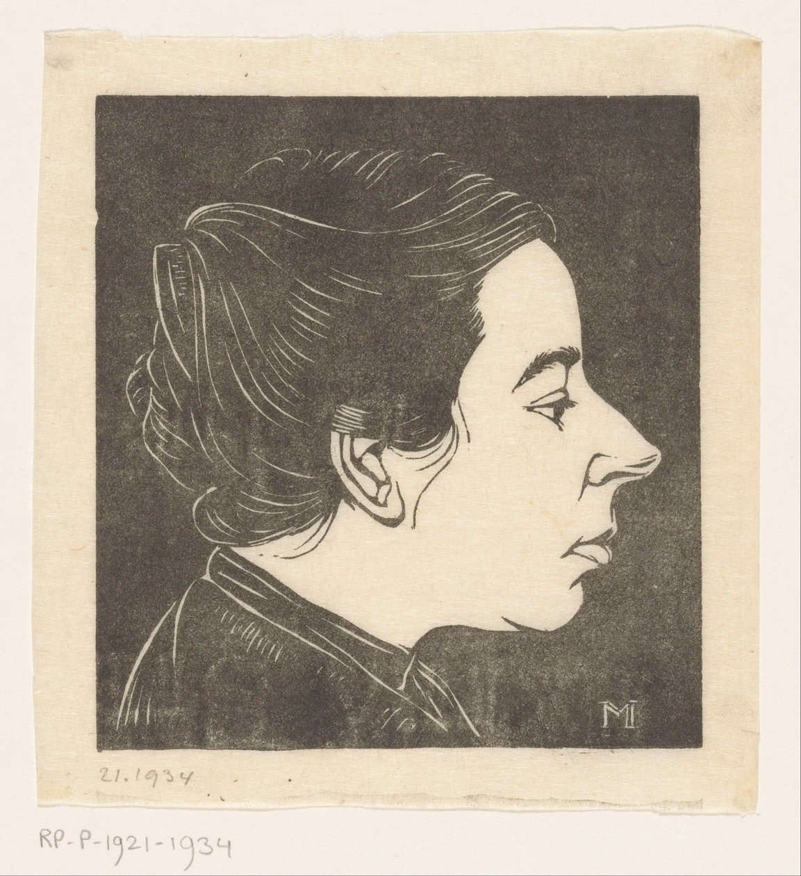 Porträt von Anne Zernike von Jan Mankes