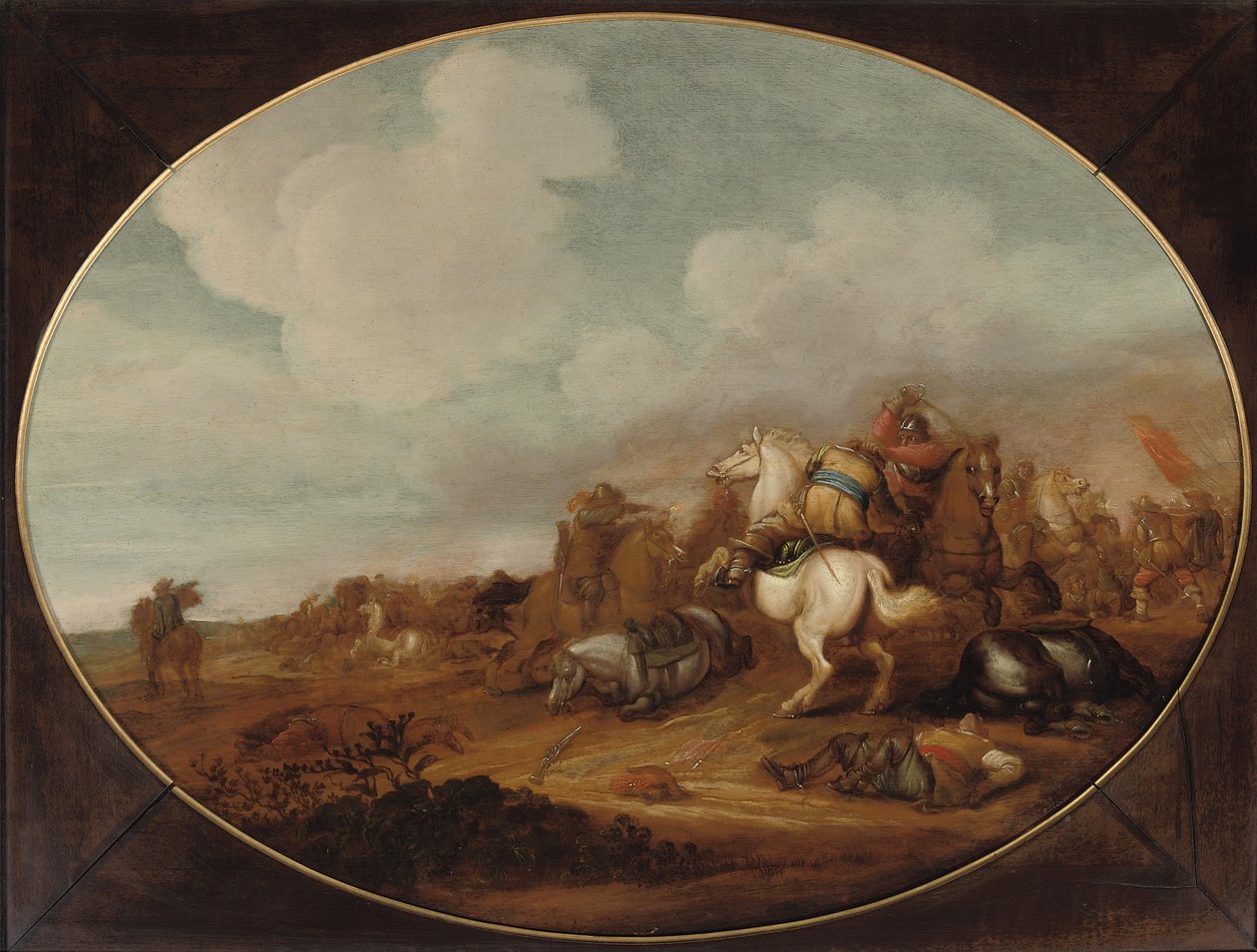 Ein Kavalleriegefecht von Jan Martszen de Jonge