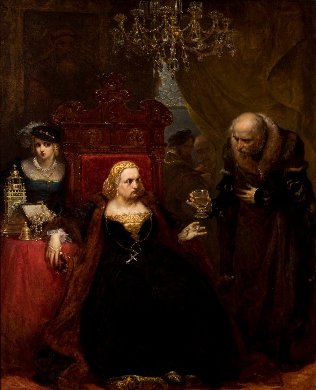 Vergiftung von Königin Bona von Jan Matejko