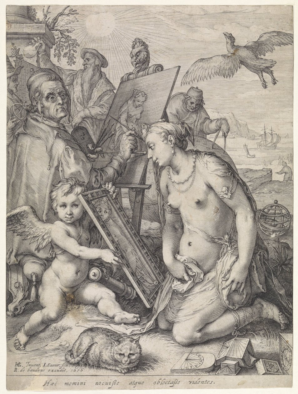 Allegorie der Wahrnehmung von Jan Saenredam