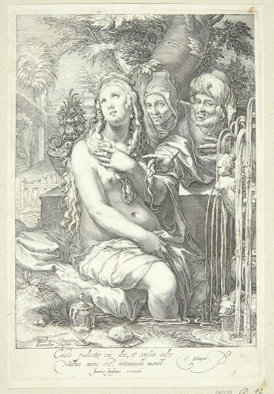 Susanna und die Ältesten von Jan Saenredam