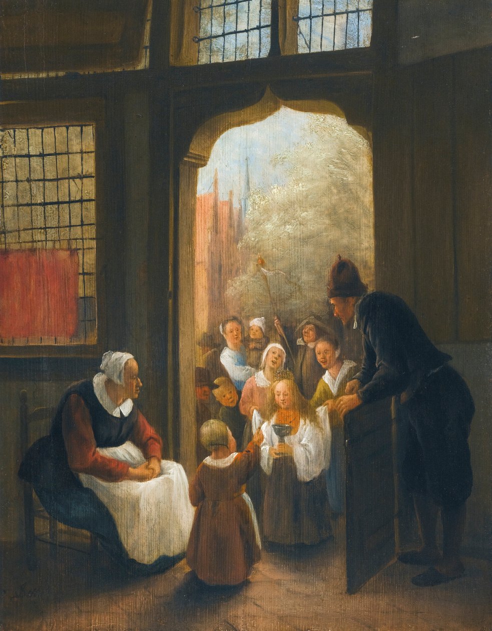 Die Pfingstbraut von Jan Steen