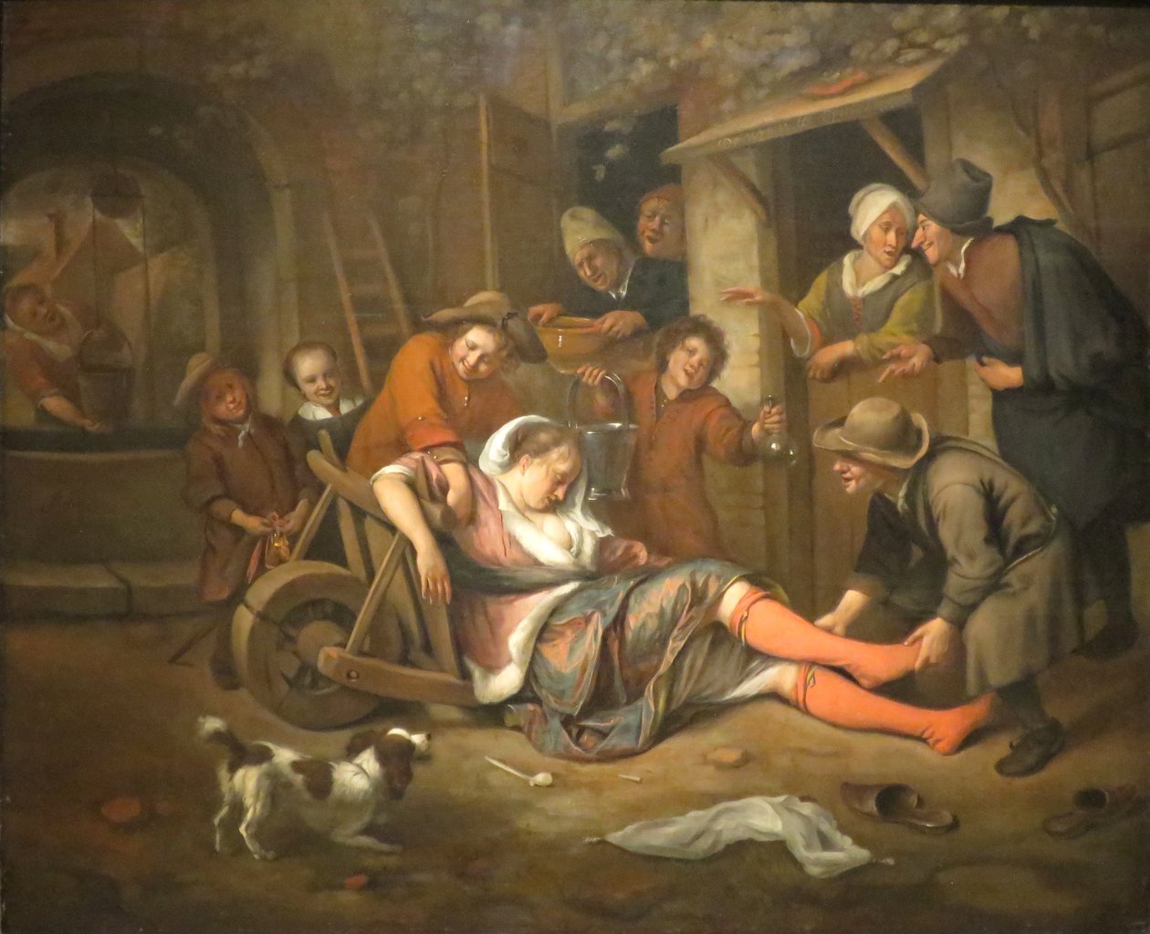 Wein ist ein Spötter von Jan Steen