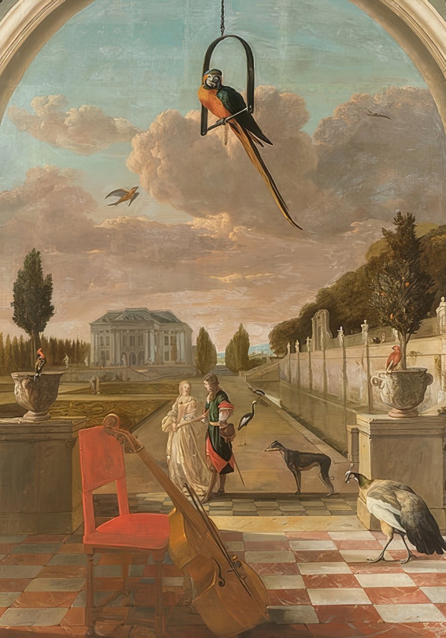 Park mit Landhaus von Jan Baptist Weenix