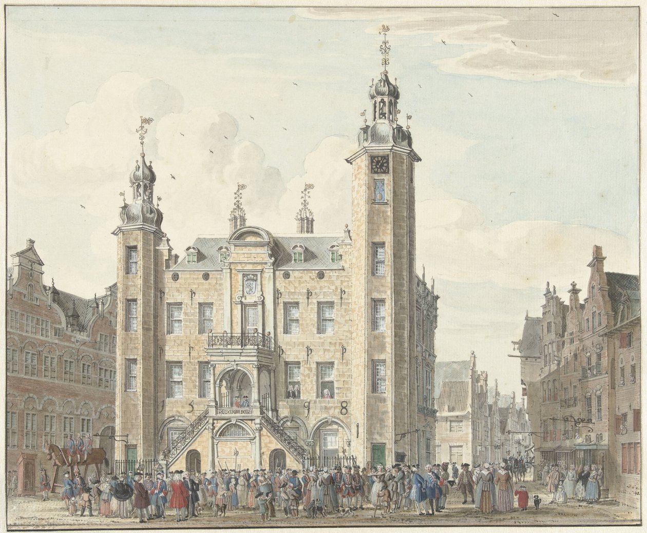 Das Rathaus von Venlo von Jan de Beijer