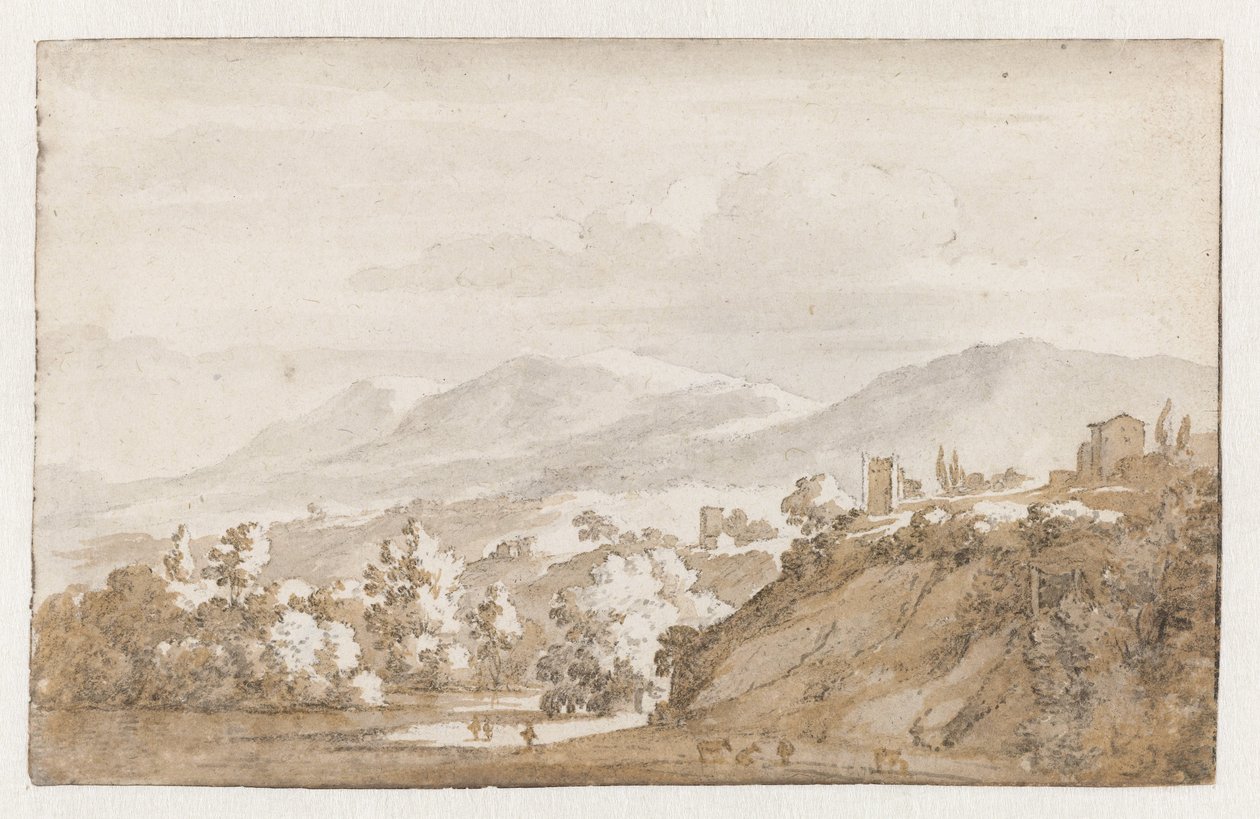 Berglandschaft in Italien von Jan de Bisschop