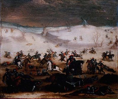 Kampfszene von Jan the Elder Brueghel