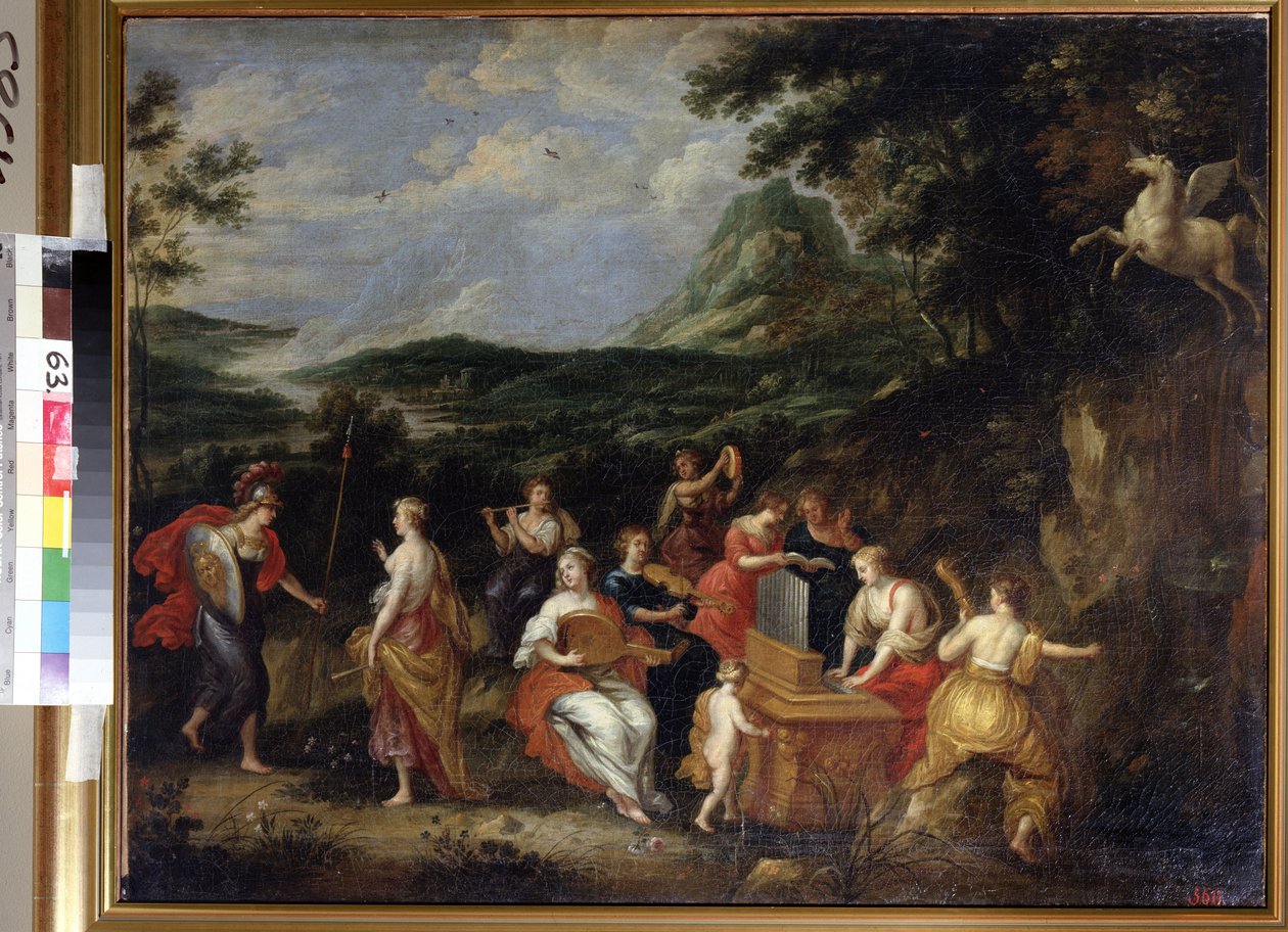 Pallas Athene und Musen von Jan van Balen