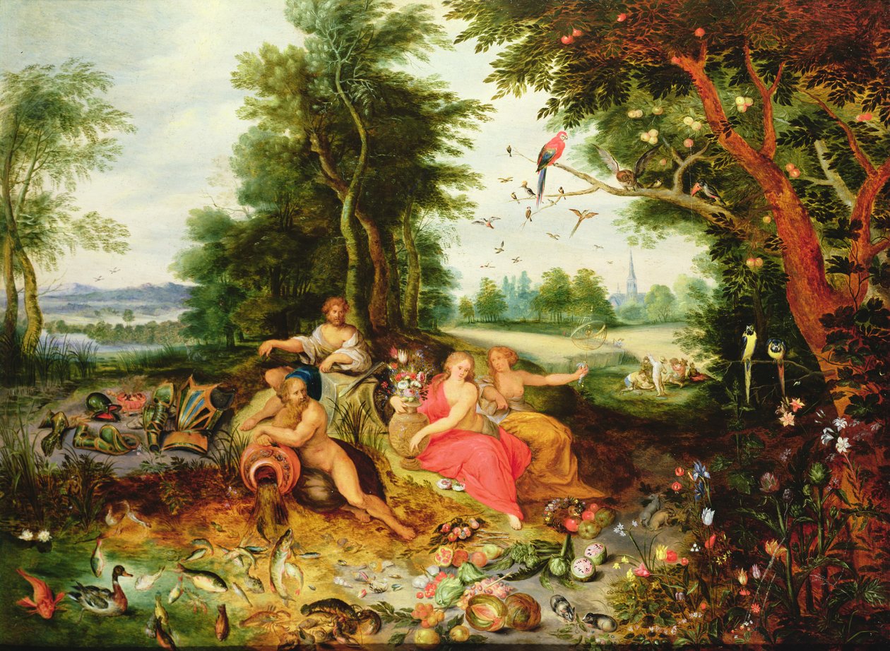 Die vier Elemente von Jan van Kessel the Elder