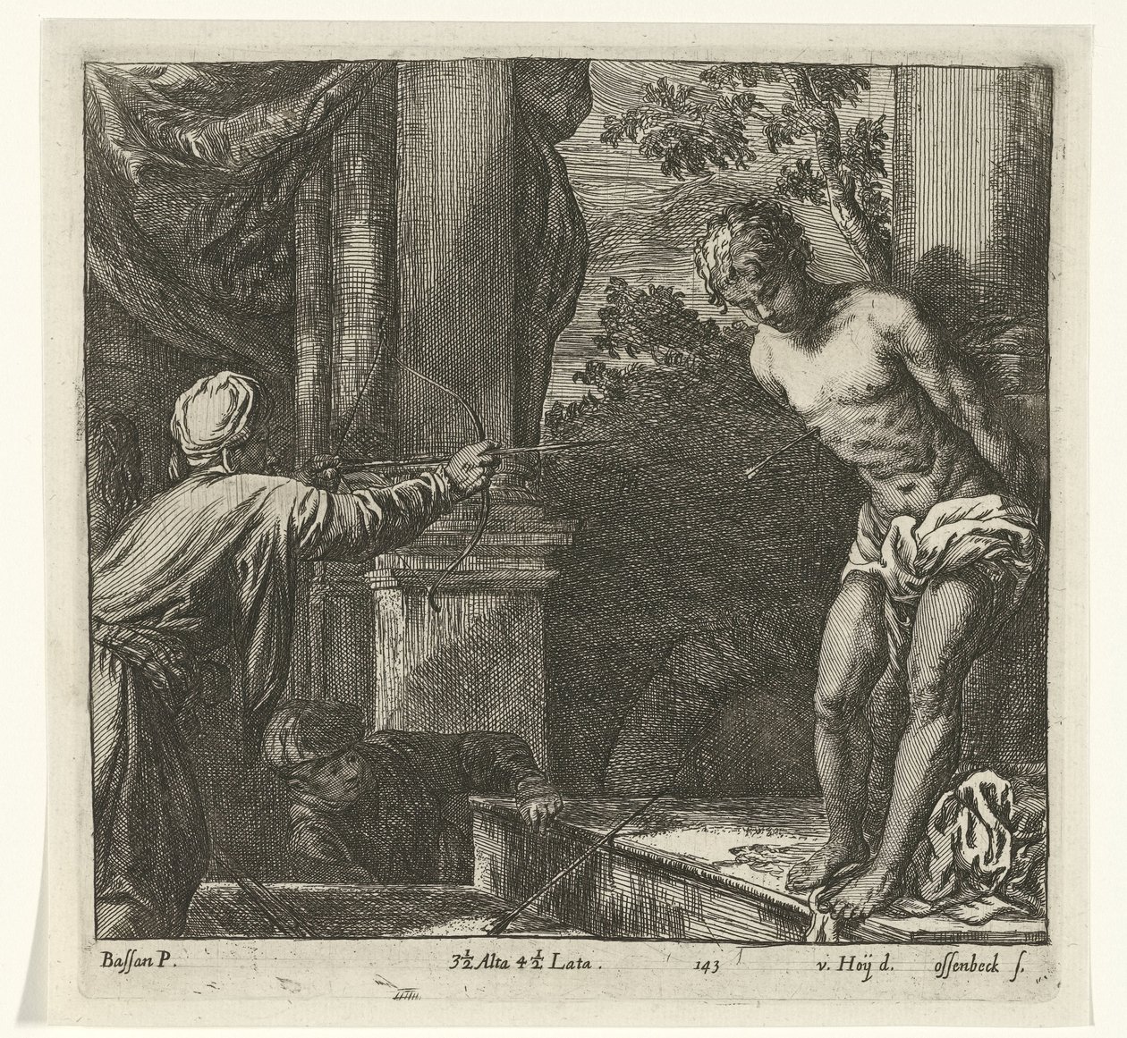 Martyrium des Heiligen Sebastian von Jan van Ossenbeeck
